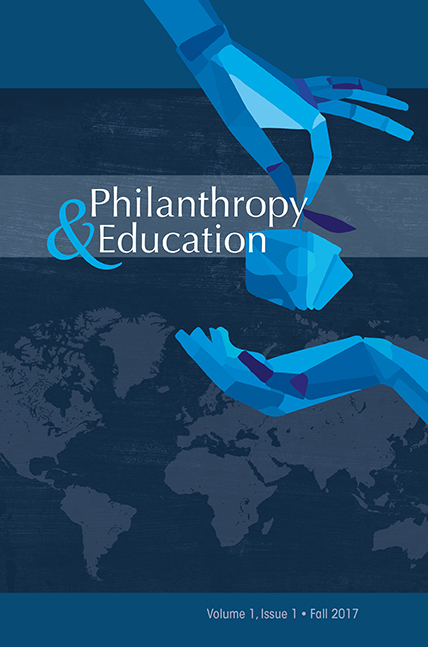 Cover of Philanthropy and Education Journal