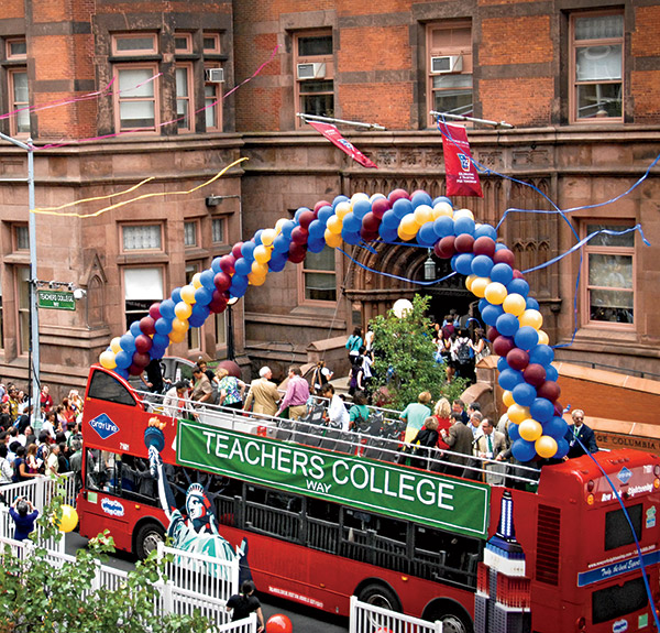 Big Day on TC Way Balloons were in order as New York City proclaimed  September 3rd, 2013, as TC Day and co-named West 120th Street as “Teachers College Way.”